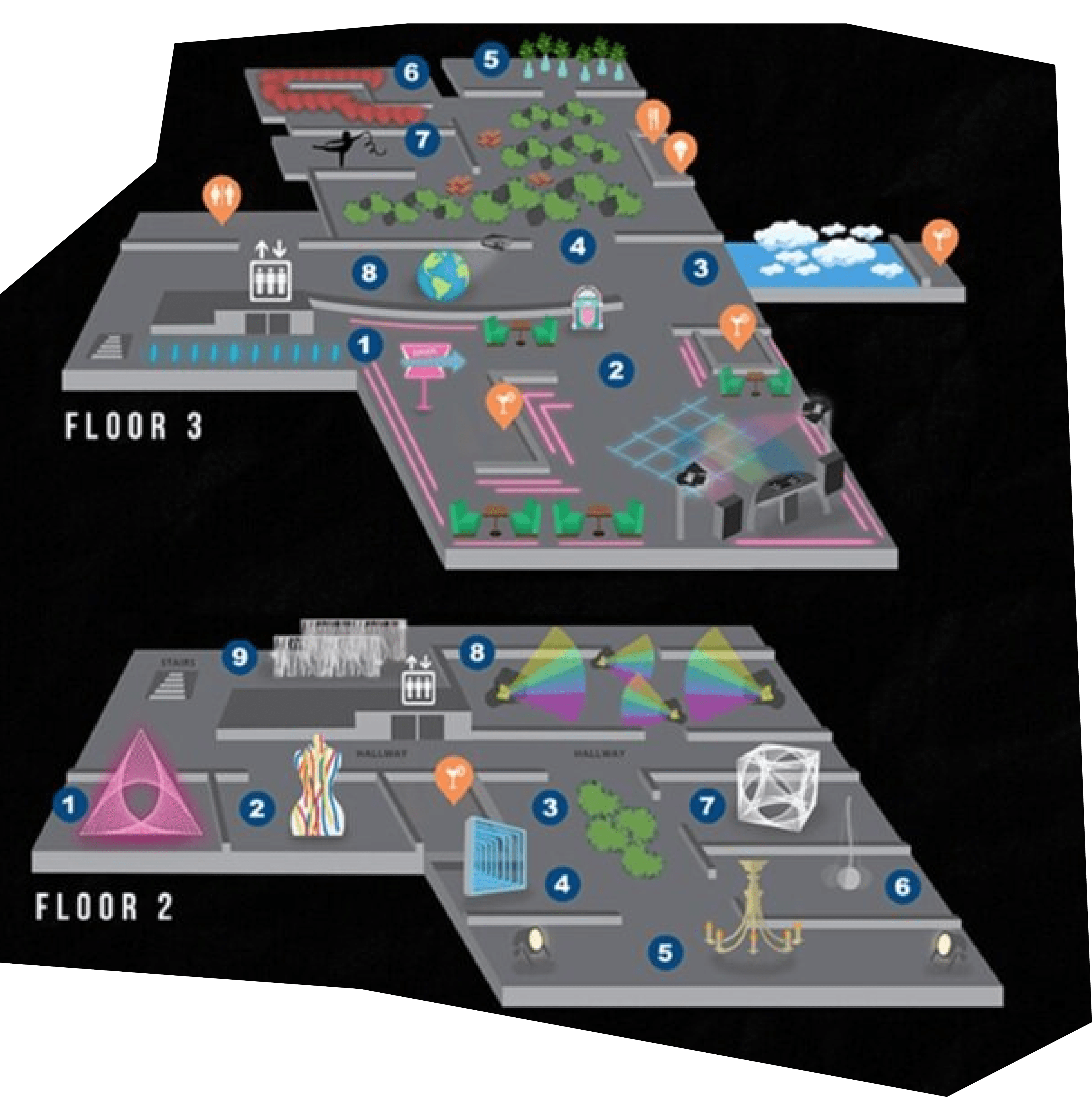 map of dimensions event
